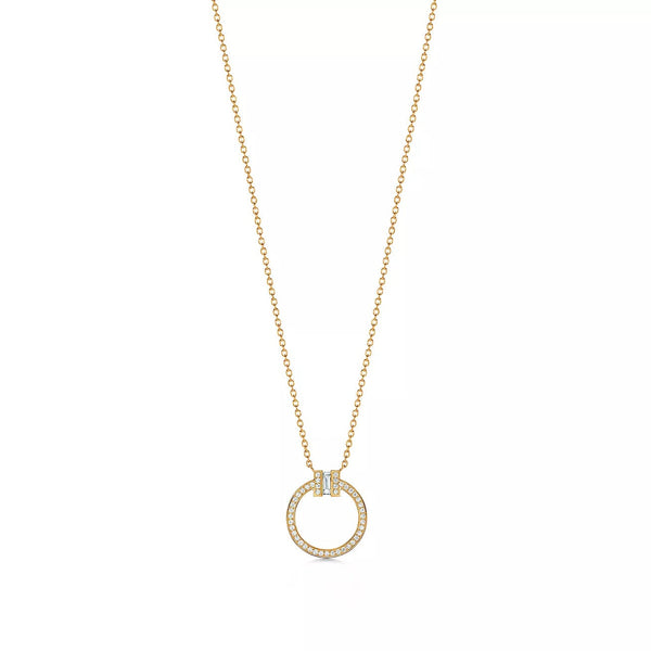 【スーパーセール開催中！】Tiffany＆Co. ティファニー T ダイヤモンド ペンダント