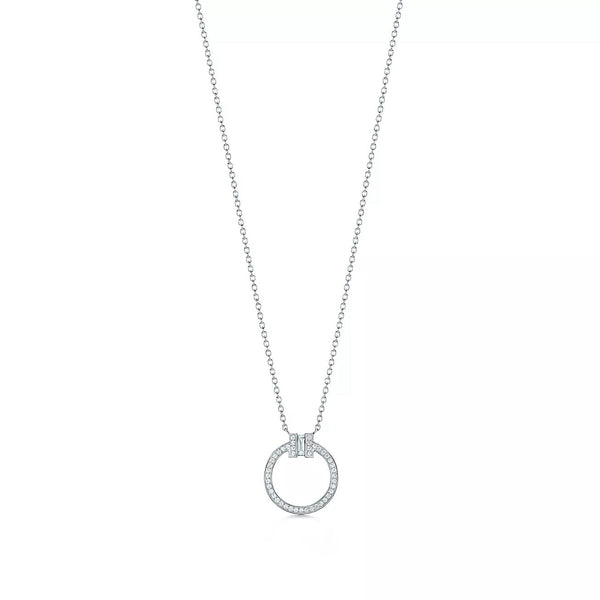 【スーパーセール開催中！】Tiffany＆Co. ティファニー T ダイヤモンド ペンダント